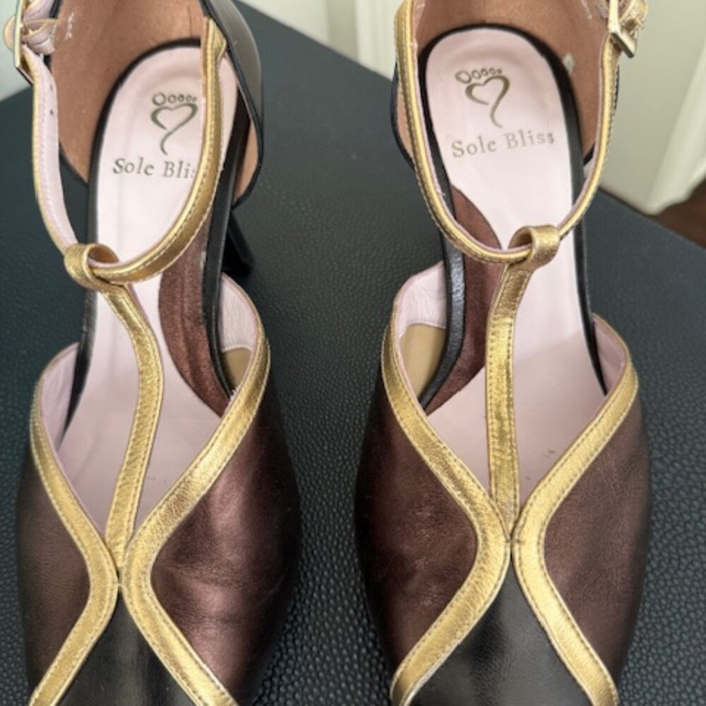 Sole Bliss Bronze-Multi Leather- 40 (US 9)